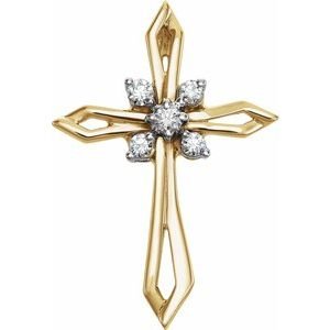 Accented Cross Pendant