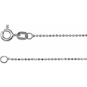 1 mm Diamond-Cut Bead Chain