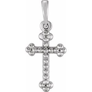 Beaded Cross Pendant