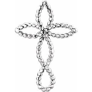 Beaded Cross Pendant