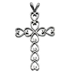 Heart Cross Pendant