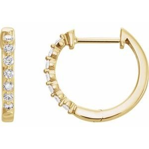 Accented Hoop Earrings