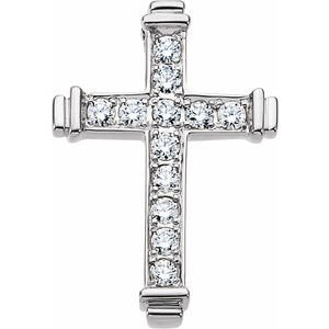 Accented Cross Pendant