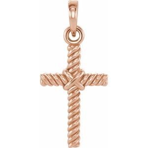 Rope Cross Pendant - Image 3