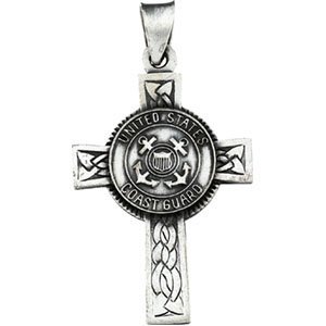 U.S. Coast Guard Cross Pendant - Image 2