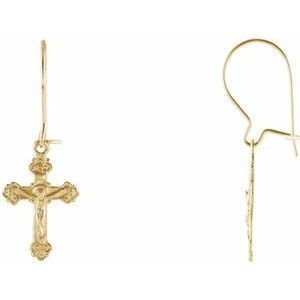 Crucifix Earrings