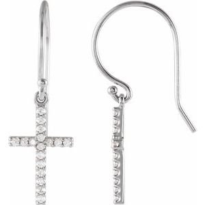 Petite Cross Earrings