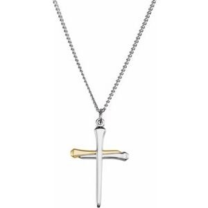 Nail Cross Necklace