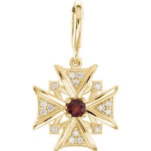 Vintage-Inspired Cross Charm/Pendant
