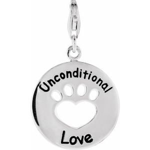 Heart U Back™ Unconditional Love Paw Charm/Pendant