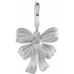 Vintage-Inspired Bow Charm