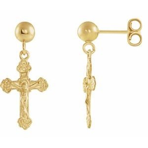 Crucifix Earrings