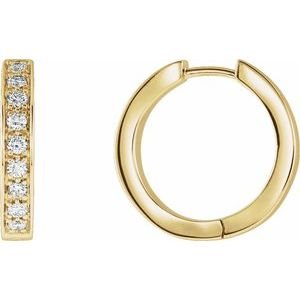 Inside-Outside Hinged Hoop Earrings