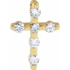 Accented Cross Necklace or Pendant - Image 3