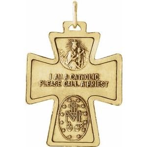 Four-Way Cross Medal Necklace or Pendant - Image 3
