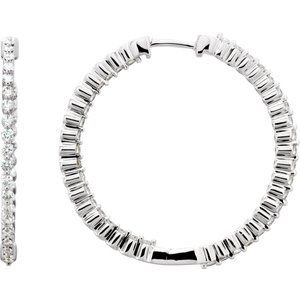 Inside-Outside Hinged Hoop Earrings