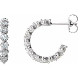 Accented Hoop Earrings