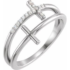 Sideways Cross Ring