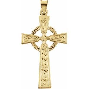 Celtic-Inspired Cross Pendant