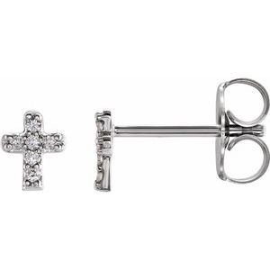 Youth Cross Earrings