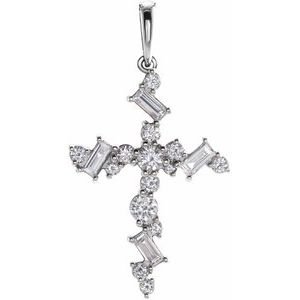 Scattered Cross Necklace or Pendant