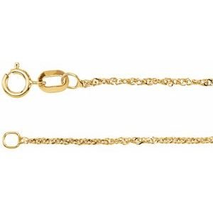 1 mm Singapore Chain