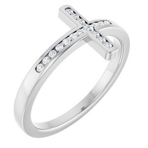 Sideways Cross Ring