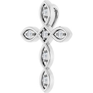 Accented Cross Necklace or Pendant - Image 2