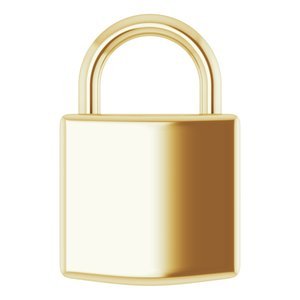 Engravable Lock Necklace or Pendant