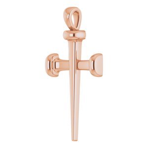 Nail Cross Necklace or Pendant - Image 2