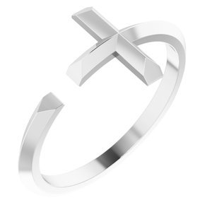 Negative Space Cross Ring