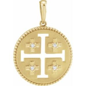 Jerusalem Cross Necklace or Pendant - Image 3