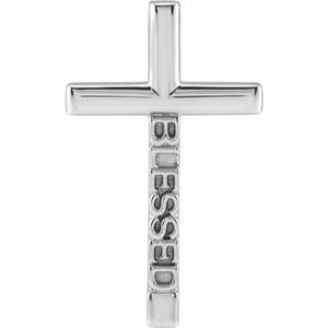 Blessed Cross Necklace or Pendant