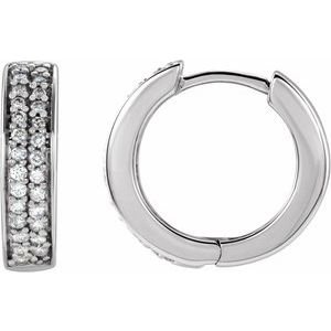 Accented Hoop Earrings