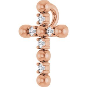 Beaded Cross Necklace or Pendant - Image 2