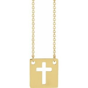 Pierced Cross Necklace or Center - Image 3