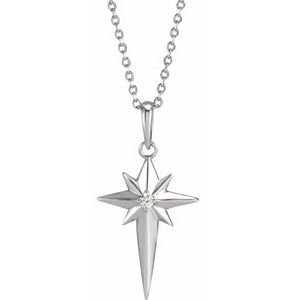Star Cross Necklace or Pendant - Image 3
