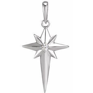 Star Cross Necklace or Pendant