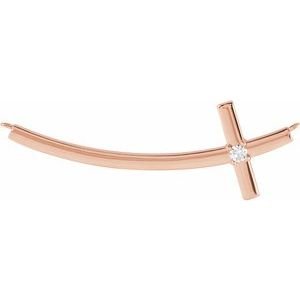 Sideways Cross Necklace or Center - Image 3