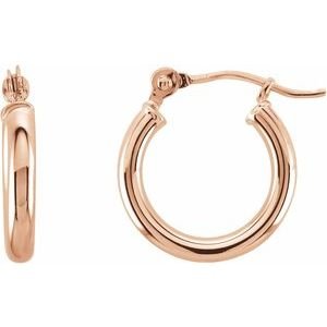 Tube Hoop Earrings