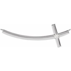 Sideways Cross Necklace or Center