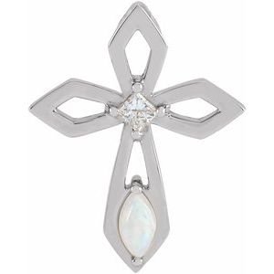 Pierced Cross Necklace or Pendant