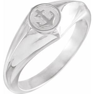Cross Anchor Ring