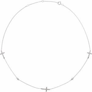Cross Station Necklace