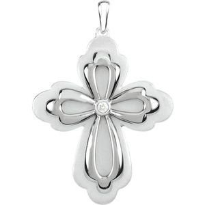 Accented Cross Pendant
