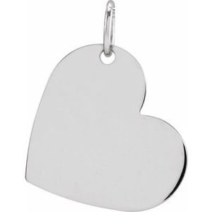 Be Posh® Engravable Heart Pendant