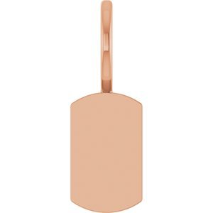 Engravable Dog Tag Charm/Pendant