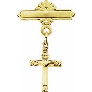 Cross Baptismal Pin
