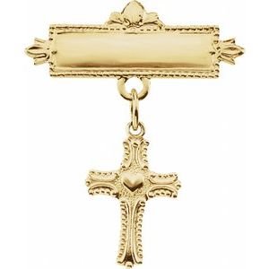 Cross Baptismal Pin