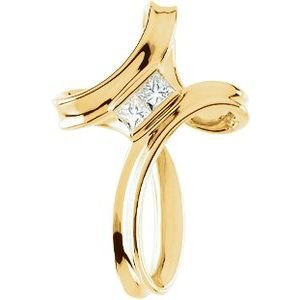 Accented Cross Pendant